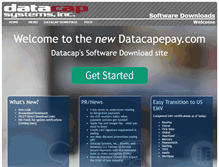 Tablet Screenshot of datacapepay.com