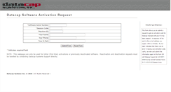Desktop Screenshot of activate.datacapepay.com